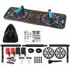 Multifunctional Push Up Board Home Strength Training Equipment With 15 Fitness Accessories Pilates Bar Resistance Band Roller Wheel Full Body Workout