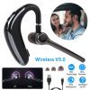 Wireless V5.0 Earpiece ENC Driving Earbuds 180° Rotatable Left Right Ear Fit Earphone For Business Driving Running