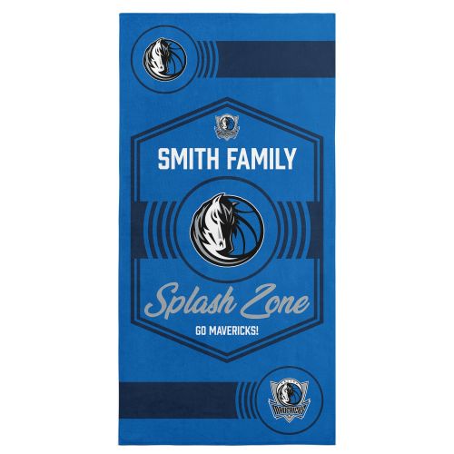 NBA Dallas Mavericks Dominion Personalized Beach Towel 30×60 Inches