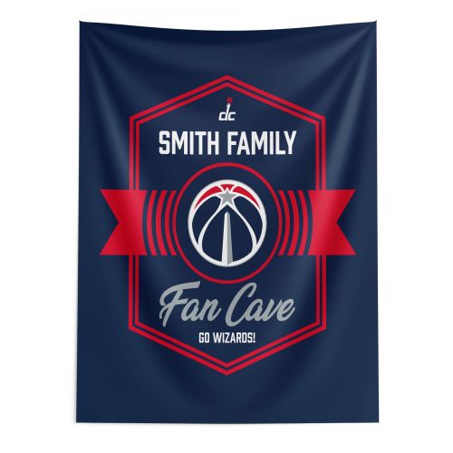NBA Washington Wizards Dominion Personalized Wall Hanging 50×60 Inches