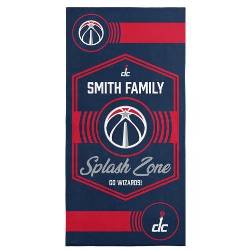 NBA Washington Wizards Dominion Personalized Beach Towel 30×60 Inches