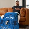 NBA Dallas Mavericks Dominion Personalized Silk Touch Sherpa Throw Blanket 50X60 Inches