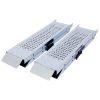 Loading Ramps Pack of 2 Folding Ramp, 950 lbs Max Folding Ramp for Moto and Bike Access ramp, Resistant and Convenient Size 71''