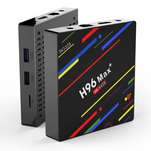 H96 Max+ Android 8.1 TV Box RK3328 Quad Core 4GB / 64GB UHD 4K VP9 H.265 WiFi USB3.0 Smart Streaming Media Player US Plug