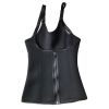 Zippered Waist Trainer Corset Waist Tummy Control Body Shaper Cincher Back Support with Adjustable Straps for Women