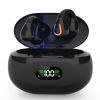 Wireless V5.3 Earbuds Clip-On Open TWS Earphones With Built-In Mic LED Display Charging Case 60H Standby Time IPX3 Waterproof Sweat Resistant Sport Fi