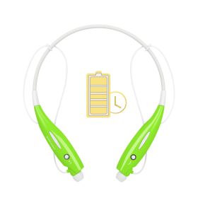 KOCASO Wireless Sports Stereo Hands Free Headset for Phone and Tablet (Option: Green)